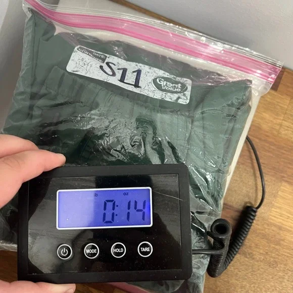 American Giant Mens Jacket XL Green 1/4 Zip Soft Shell Hood Nylon Pocket Popover - Picture 11 of 11